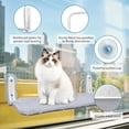 thumbnail image 7 of clackibukvyz 2 Pcs Cat Window Perch, Foldable Cat Hammock with 4 Suction, Cat Beds for Indoor, L, 7 of 7