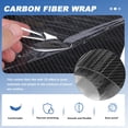 thumbnail image 3 of 1 Sheet Carbon Fiber Textured Wrap Sticker Self Adhesive Decal Film for Car Auto, 3 of 8