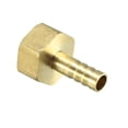 thumbnail image 3 of Brass Barb Hose Fitting Connector Adapter 8mm Barbed x 1/2 PT Female 5pcs, 3 of 4