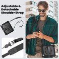 thumbnail image 7 of For iPad Air 13 inch Case (2025 M3/2024 M2), 360 Rotating Shockproof Cover with Stand, Screen Protector, Shoulder Strap, Black, 7 of 7