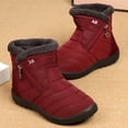 thumbnail image 4 of Xmyrz Snow Boots For Men Waterproof Couple Outdoor Warmth Anti Slip Lightweight Cosie Wide Calf Boots Winter Boots Mens Shoes, 4 of 6