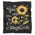 thumbnail image 5 of Plush Sunflower Blanket: A Warm, Soft 50x60in Throw Blanket Perfect for Bed, Sofa, Office Lovely Couch Blanket Gift for Women Child, 5 of 5