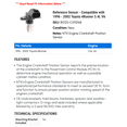 thumbnail image 2 of Reference Sensor - Compatible with 1996 - 2002 Toyota 4Runner 3.4L V6 1997 1998 1999 2000 2001, 2 of 2