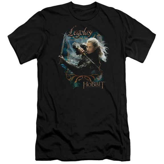 Hobbit Knives Premium Canvas Adult Slim Fit 30/1 T-Shirt Black