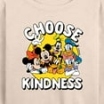 thumbnail image 3 of Mickey & Friends - Choose Kindness - Women's Lightweight French Terry Long Sleeve Shirt, 3 of 5