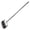 Black 92, variant on Heavy Duty Rolling Lawn Aerator with 57-Inch Steel Handle, Rotary Push Tine Spike Soil Aerator for Garden Yard Grass Maintenance, Silver