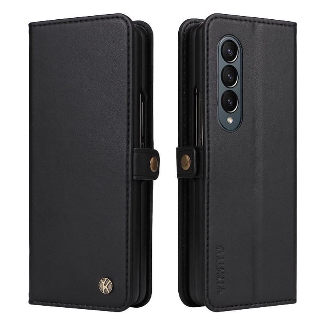 Funda para Samsung Galaxy Z FOLD 3 Estuche de Cuero PU Tipo Cartera con Ranuras para Tarjetas y Cierre Magnético