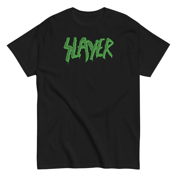 Slayer - Slime Logo Unisex T-Shirt - Black - Small