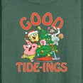 thumbnail image 3 of SpongeBob SquarePants - Good Tide - Women's Lightweight French Terry Long Sleeve Shirt, 3 of 6