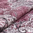 thumbnail image 6 of Well Woven Machine Washable Nile Tarifa Vintage Bohemian Medallion Floral Border Red 2'6" x 3'9" Accent Doormat, 6 of 6