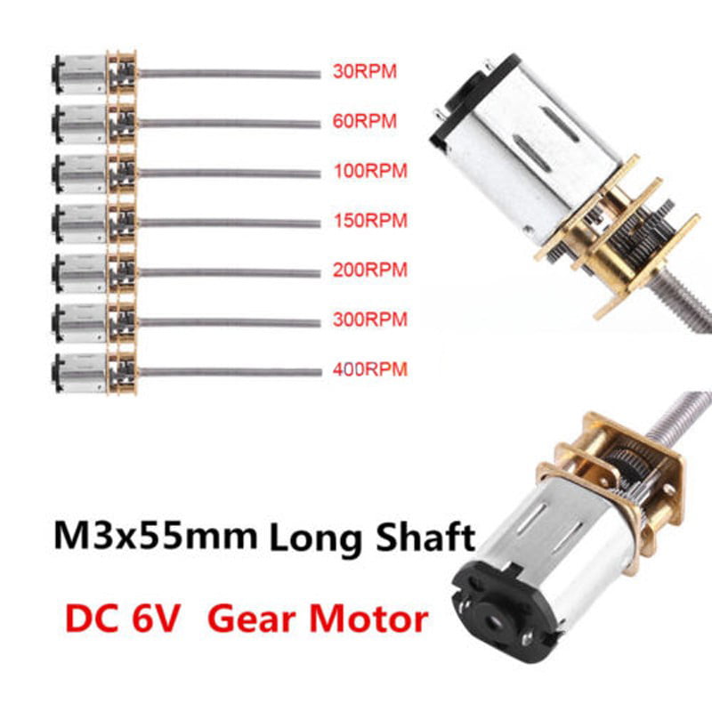 New Motor Metal From Pro Gear Thread Reduction Mini Screw Shaft Long 30 Dc6v 