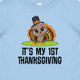 thumbnail image 4 of Inktastic First Thanksgiving Pilgrim Turkey Boys or Girls Baby T-Shirt, 4 of 5
