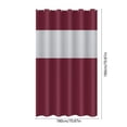 thumbnail image 3 of HuiXinOU Waterproof Bathroom Curtain Splicing EVA Shower Curtain Bathroom Curtain No Punch Thickening With Hooks For Bathroom, Window, Room Partition, Red, 3 of 6