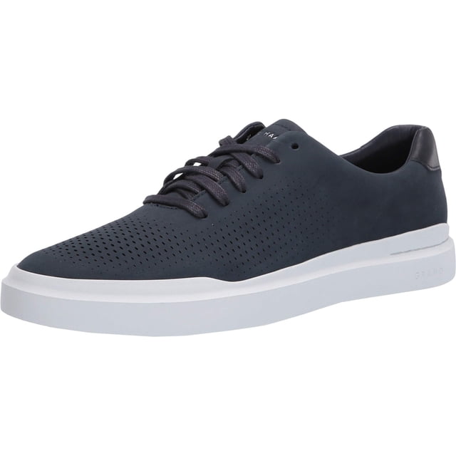 Zapatilla Cole Haan Grandpro Rally cortada con láser para hombre, color azul marino, tinta 8US