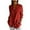 Red, variant on Timegard Plus Size Tops for Women Button down Shirts Long Sleeve Lapel V Neck Blouse Lightweight Tops