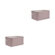 thumbnail image 2 of Matsuzay Contenedor de almacenamiento plegable para un fácil acceso y organización - Organizador de almacenamiento Caja de almacenamiento Rosa claro 31*21*13 2Conjunto, 2 of 6