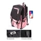 thumbnail image 4 of Bolso De Hombro Doble, Mochila De Viaje, Ligero, De Gran Capacidad, Negro Y Rosa Para Viajes Diarios De Trabajo, 4 of 7