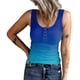 thumbnail image 1 of Camiseta sin mangas con cuello redondo para mujer, informal, de verano, de punto acanalado, sin mangas, básica, ajustada, camisola, 1 of 6