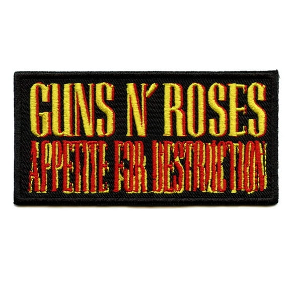 Men's Guns N Roses Appetite For Destruction Woven Patch