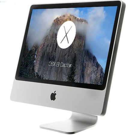 Apple iMac 20 Desktop Computer with a Intel Core 2 Duo Processor 4GB RAM 500GB HD Mac OS El Capitan - (Best All In One For Mac)