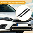 thumbnail image 3 of Unique Bargains 2pcs 75mm/2.95in Adjustable Front Bumper Lip Splitter Strut Support Bars Black, 3 of 6