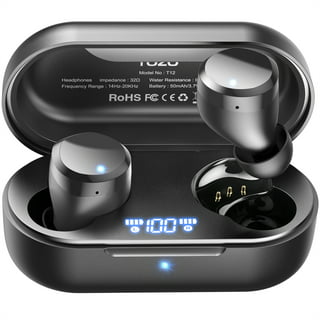 T6 True Wireless Earbuds Bluetooth 5.3 Headphones Touch Control with  Wireless Charging Case W1 Wireless Charger, 10W Qi-Certified Fast Charging  Pad