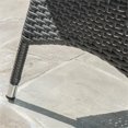 thumbnail image 6 of Afuera Living 36.6" Square Wicker Patio Dining Table in Gray, 6 of 10