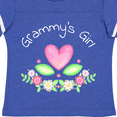 thumbnail image 4 of Inktastic Grammy's Girl Heart Flowers Girls Toddler T-Shirt, 4 of 5