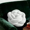 thumbnail image 4 of AuroraX Throw Pillows for Bedroom,White Holiday Cute Rose Shaped Plush Doll Cushion for,Home Chair Bedroom Valentines Day Decoration Birthday Gifts for Women Mom, 4 of 6