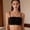 A1_Black, variant on Women Wirefree Floral Lace Bandeau Bra Lace Floral Tube Top Square Neck Spaghetti Straps Soft Non Padded Seamless Bras Stretch Lace Bralettes Basic Layering Brassiere for Women Black L