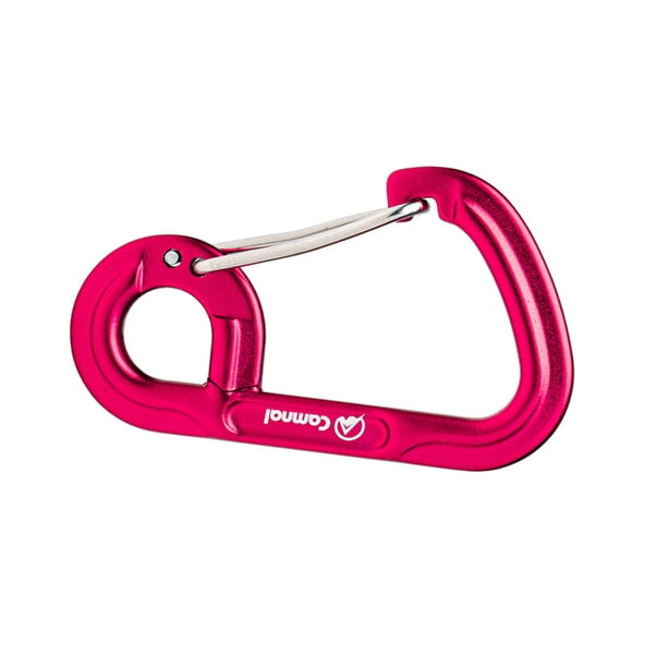 Advancent Clips de mosquetón Tecnología avanzada resistente al desgaste Operación simple Superficie lisa Mosquetón de alta resistencia para Escalada Rojo