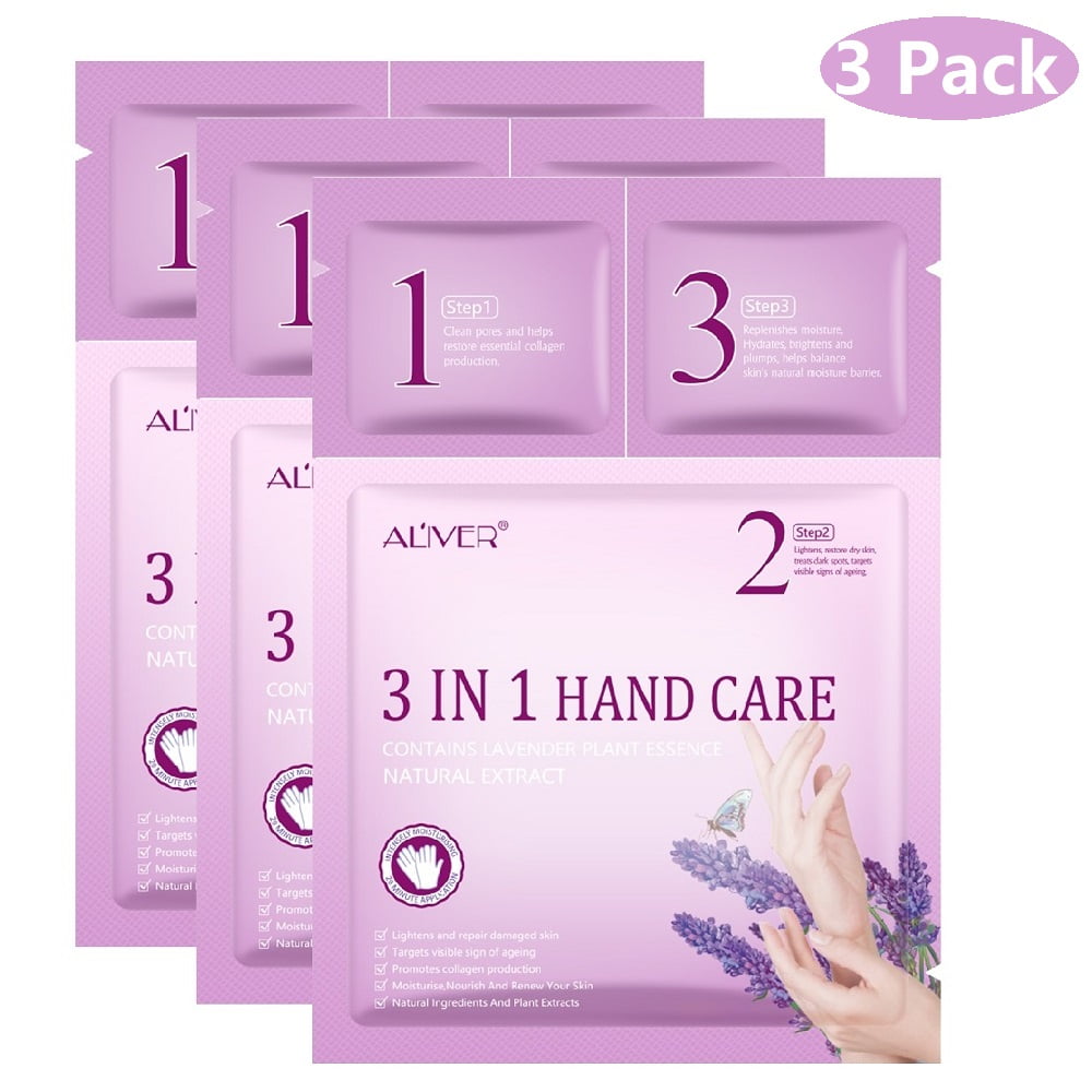 SEFUDUN 3 in 1 Hand Mask Moisturizing Gloves for Dry, Aging, Cracked