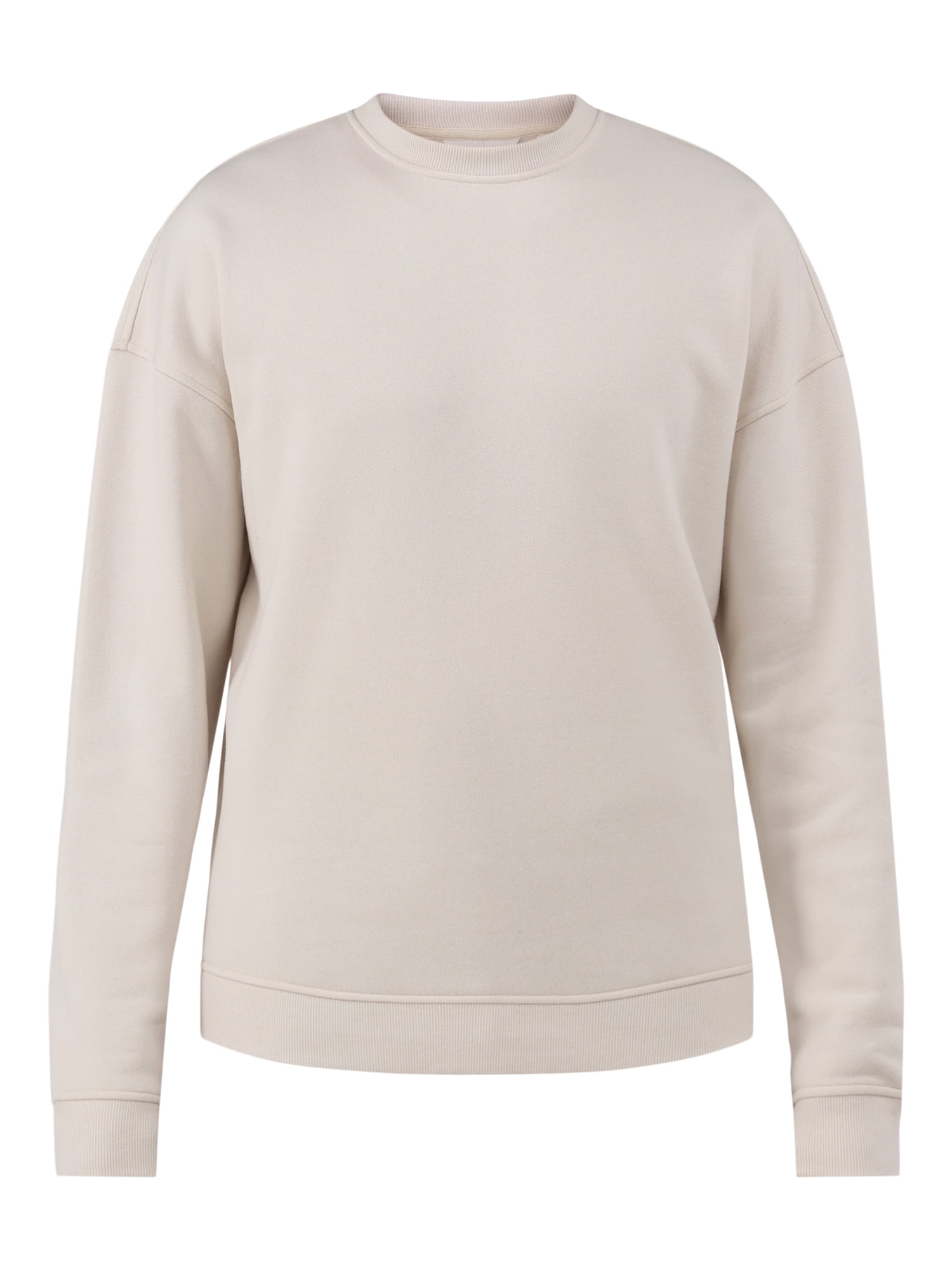 No Boundaries All Gender Fleece Crewneck Sweatshirt with Long Sleeves, Men's and Big Men’s