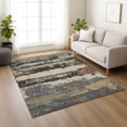 thumbnail image 6 of Addison Rugs Chantille Indoor/Outdoor Transitional Abstract Charcoal Machine Washable Rectangle Rug, 10' x 14', 6 of 8
