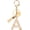 A, variant on Alphabet Initial Letter Keychain, Resin Cute Keychains with Tassel Heart Letter D Pendant Charm for Women Key Purse Handbag Backpack Bag Accessories, Beige
