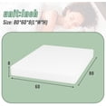 thumbnail image 2 of FDW Twin 8 Inch Medium-Firm Memory Foam Mattress, CertiPUR-US Certified, Pressure Relief, Cooling, White, 2 of 7
