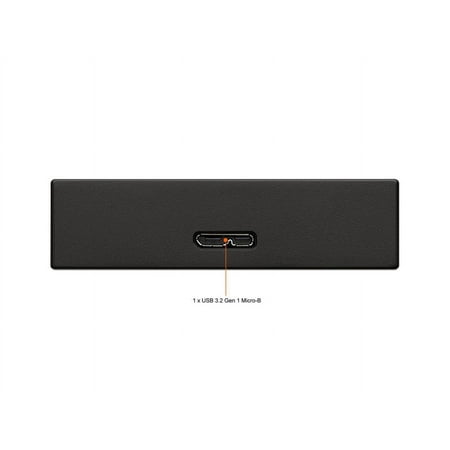 Seagate - One Touch 4TB External USB 3.0 Portable Hard Drive with Rescue Data Recovery Services - Black