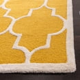 thumbnail image 3 of SAFAVIEH Cambridge Kevin Geometric Wool Area Rug, Gold/Ivory, 11'6" x 16', 3 of 10