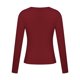 thumbnail image 5 of Jersey de mujer con fondo de camisa Sexy de encaje de punto con retazos de encaje con cuello en V de Color sólido Pompotops  FGAJ14246, 5 of 9