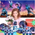 thumbnail image 6 of Blue Beetle Balloons Party Supplies Decor Tableware Birthday Cake Topper Decorations Banner Backdrop, 6 of 7