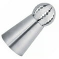 thumbnail image 3 of Stainless Steel Flower Icing Piping Nozzle Pastry Cake Cream Cupcake Decorating Nozzles Tip, Type 2, 3 of 7