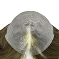 thumbnail image 6 of LYRICAL HAIR Toupee for Men 0.04-0.06mm Ultra Thin Skin Mens Toupee Hairpiece Human Hair Replacement Systems All V-Looped PU Toupee Hair for Men Natural Hairline Mens Hair Wig Units, 6 of 7