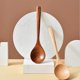 thumbnail image 4 of Cucharas pequeñas de madera, 6 uds., cucharas pequeñas para sopa, cucharas para servir, cucharadita de madera para café, té, mermelada, sales de baño, 7", 4 of 5