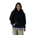 thumbnail image 3 of Unisex The Wild Collective Black New York Knicks Custom Rib Tonal Premium Hoodie, 3 of 4