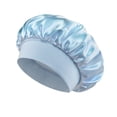 thumbnail image 3 of Bucket Hat For Home And Leisure With Satin Wide Brim Classic Style Suitable For All Seasons Travel Sleep Cap Fashion Accessory, 3 of 3