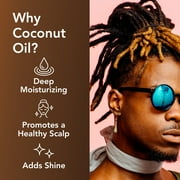Eco Style Coconut Oil Hair Styling Gel, 16 oz, Moisturizing, Unisex