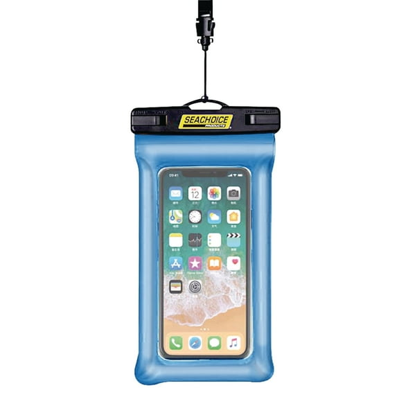 Seachoice Waterproof Floating Phone Holder 86851 Blue, 4 x 8