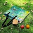 thumbnail image 6 of Colored Grid Geometry Outdoor Picnic Blanket, Foldable Waterproof Beach Mat, Portable Beach Blanket for Beach Camping, Hiking, Family Concerts, 6 of 8