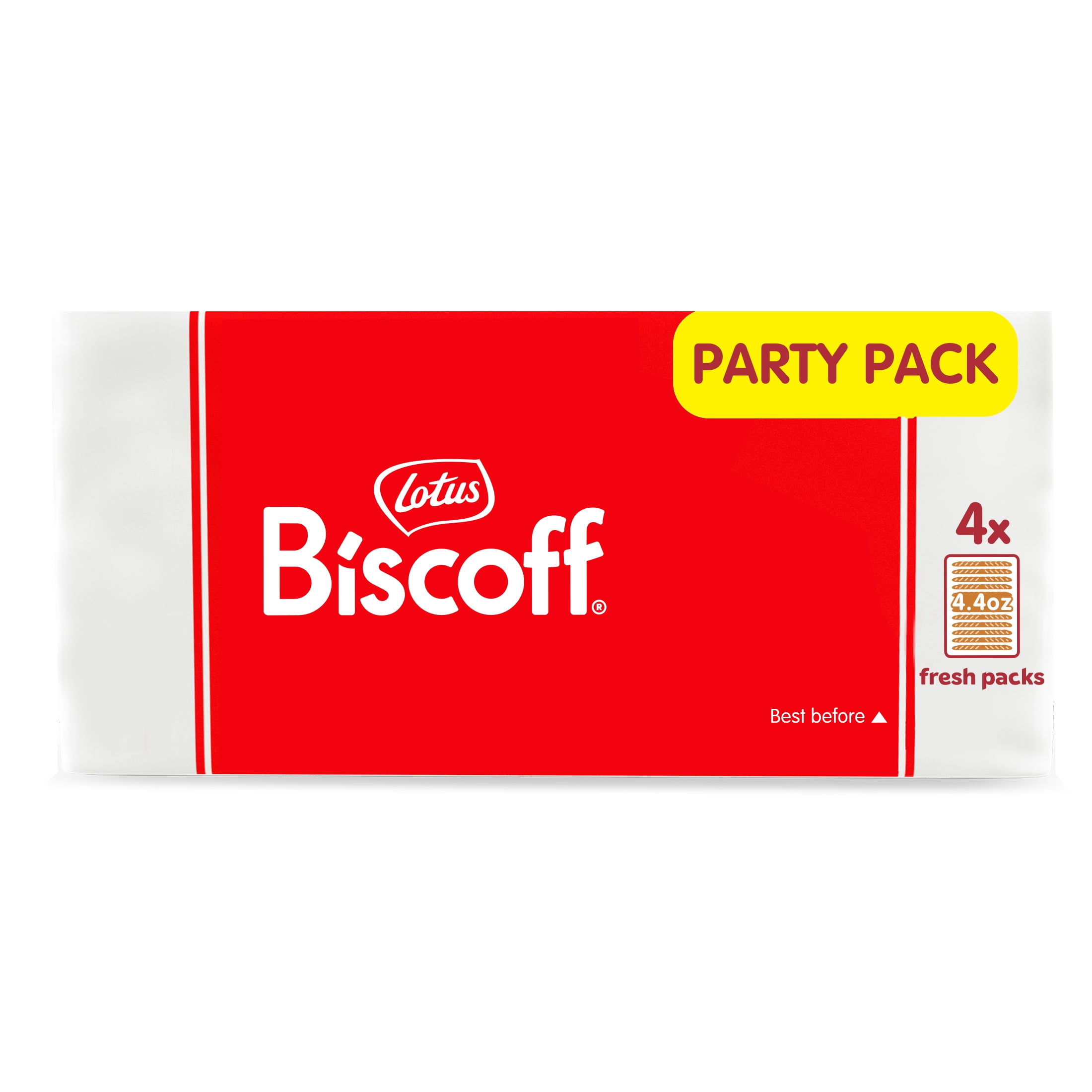 Lotus Biscoff Cookies, 17.6oz, 4 Freshpacks of 16 Cookies