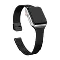 thumbnail image 2 of FIEWESEY Bands Apple Watch Band 38mm 40mm 41mm Band,Metal Stainless Steel Magnetic Men/Women Replacement Bands for Apple Watch Series Se 9 8 7 6 5 4 3 2 1,Black, 2 of 6